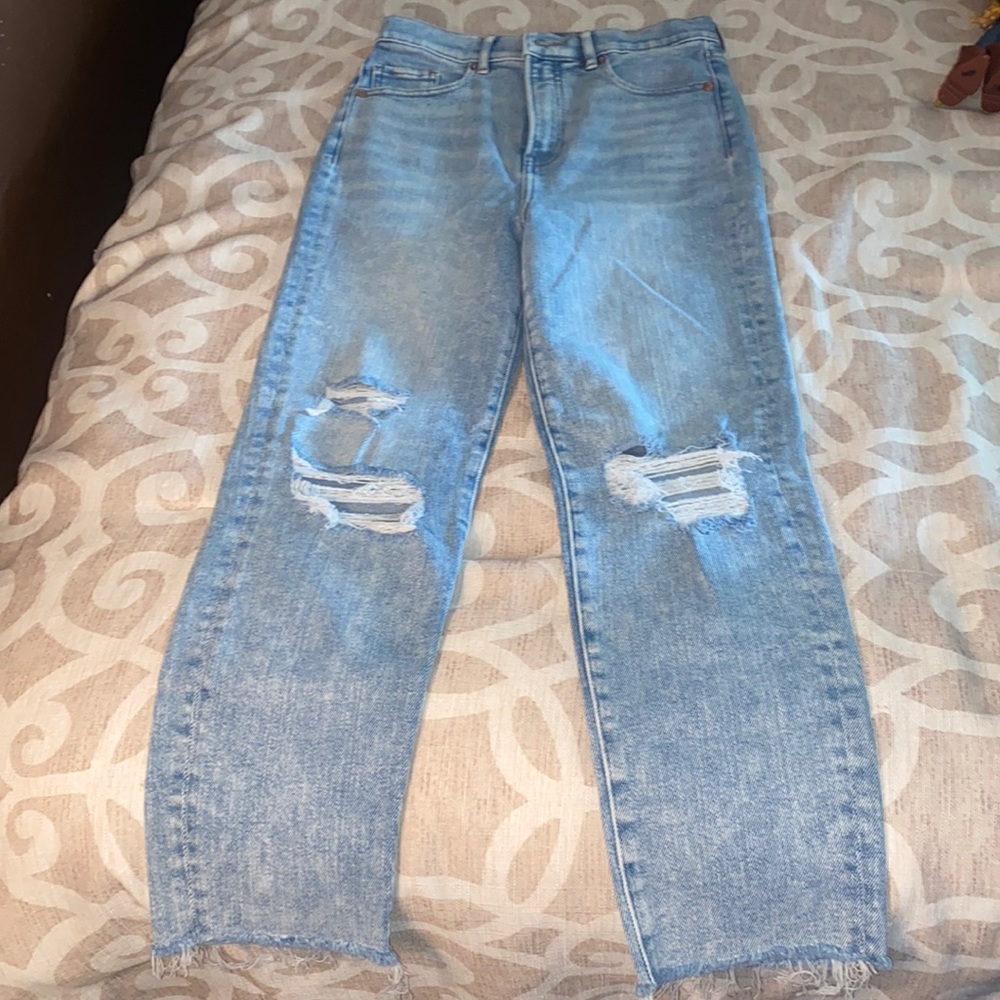 Women Express Mom jean super high rise size 2